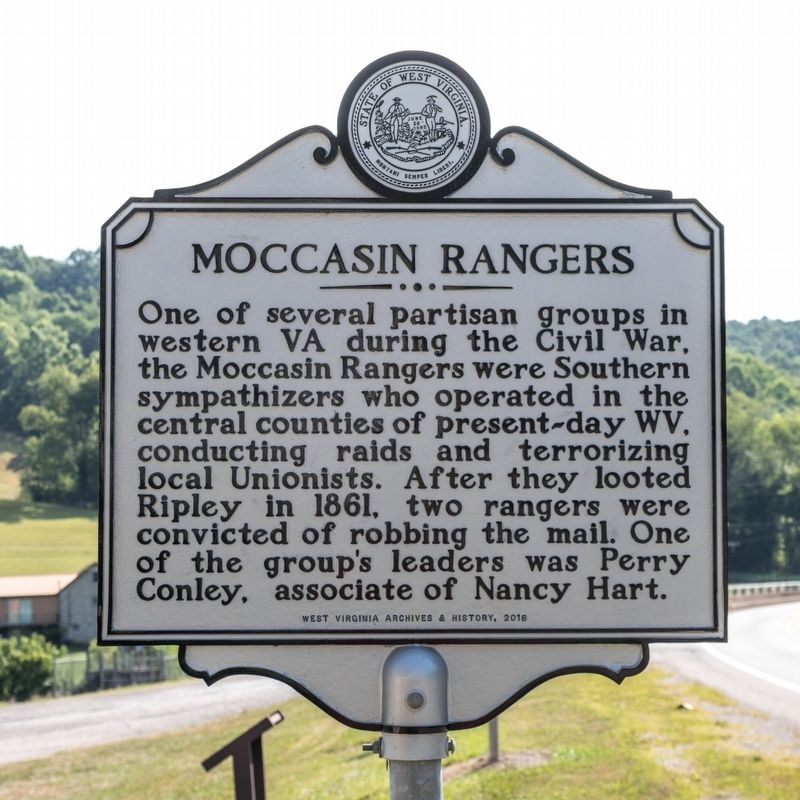 Moccasin Rangers Marker. Click for full size. Moccasin Rangers Marker image. Click for full size.