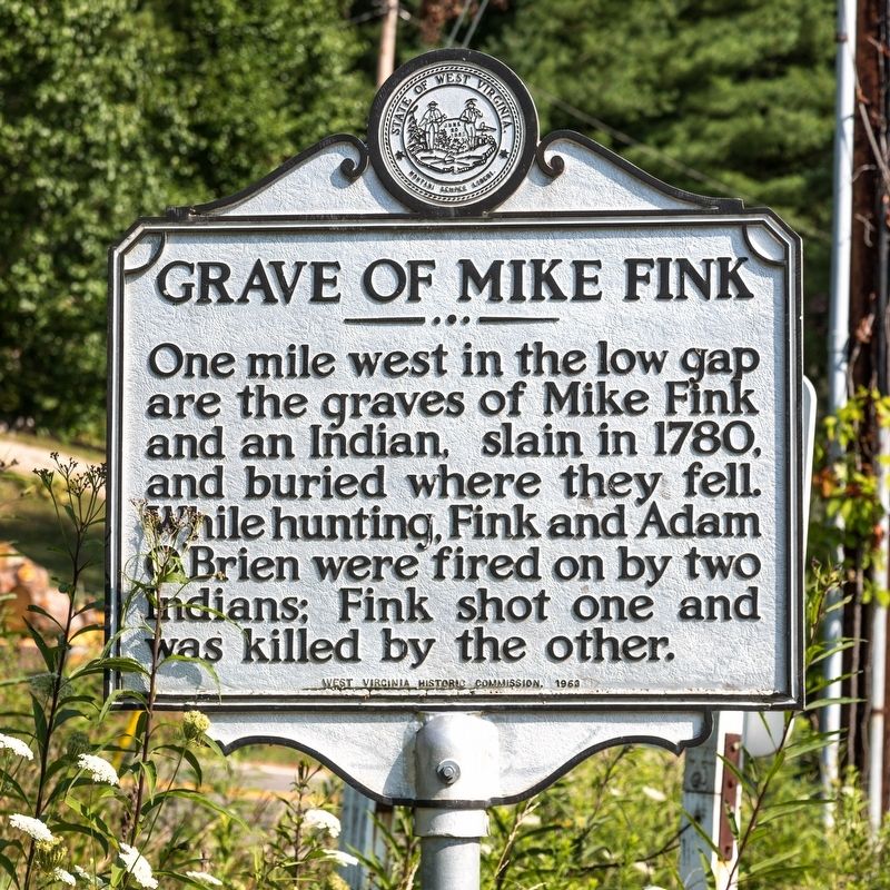 Grave of Mike Fink Marker image. Click for full size.