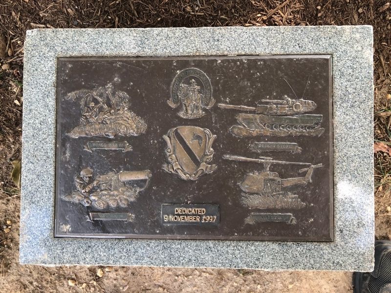 The Spirit of the Cavalry Lives On Marker image. Click for full size.