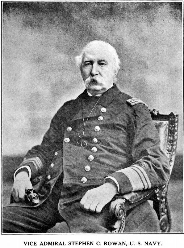 Vice Admiral Stephen Clegg Rowan, U. S. Navy image. Click for full size.