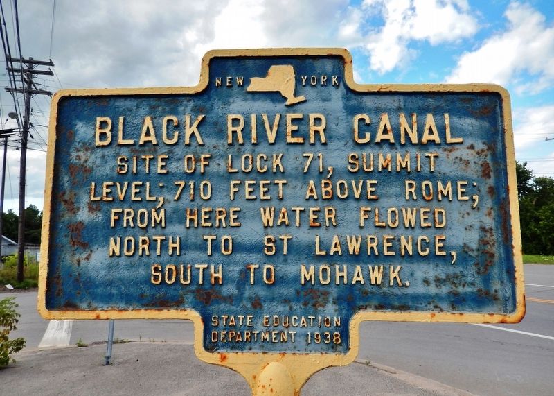 Black River Canal Marker image. Click for full size.
