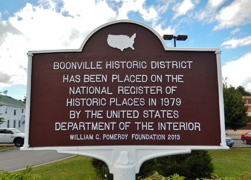 Boonville Historic District Marker image. Click for full size.