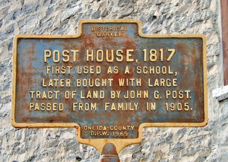 Post House, 1817 Marker image. Click for full size.