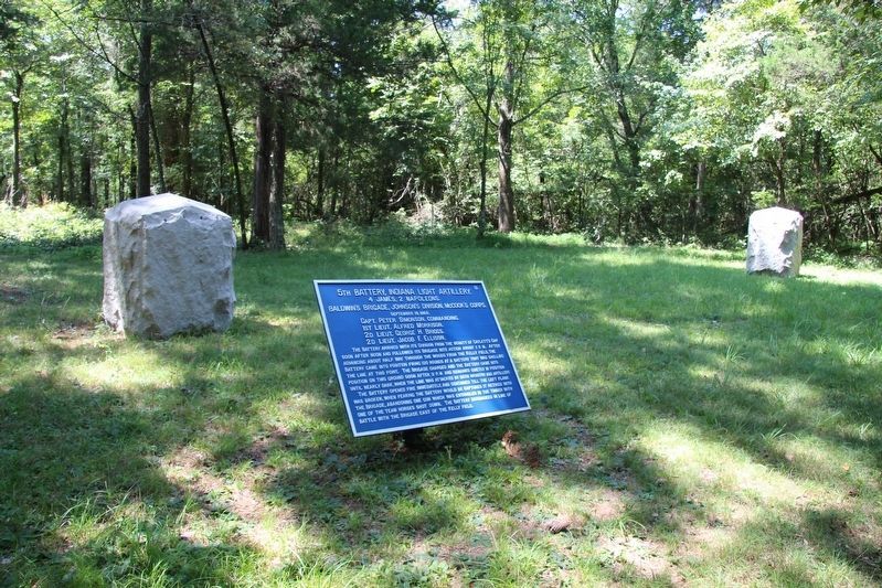 5th Indiana Battery Marker. Click for full size. 5th Indiana Battery Marker image. Click for full size.
