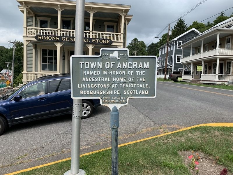Town of Ancram Marker image. Click for full size.
