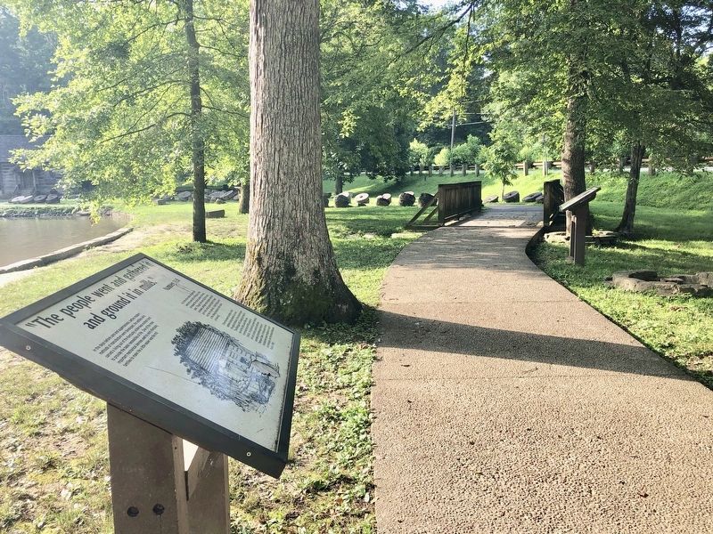Marker is on left at Little Laurel River. image. Click for full size.