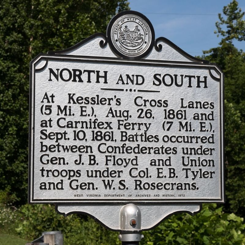 North and South Marker. Click for full size. North and South Marker image. Click for full size.