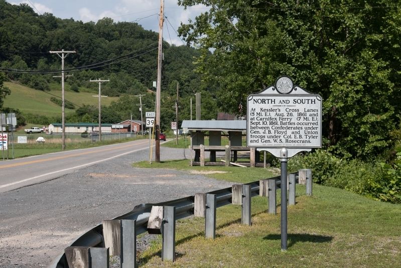 North and South Marker. Click for full size. North and South Marker image. Click for full size.