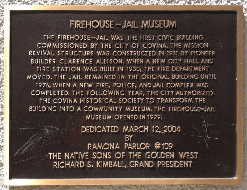 Firehouse - Jail Marker. Click for full size. Firehouse - Jail Marker image. Click for full size.