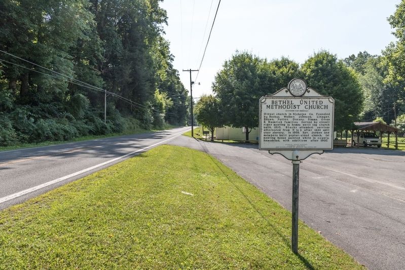 Bethel United Methodist Church Marker image. Click for full size.