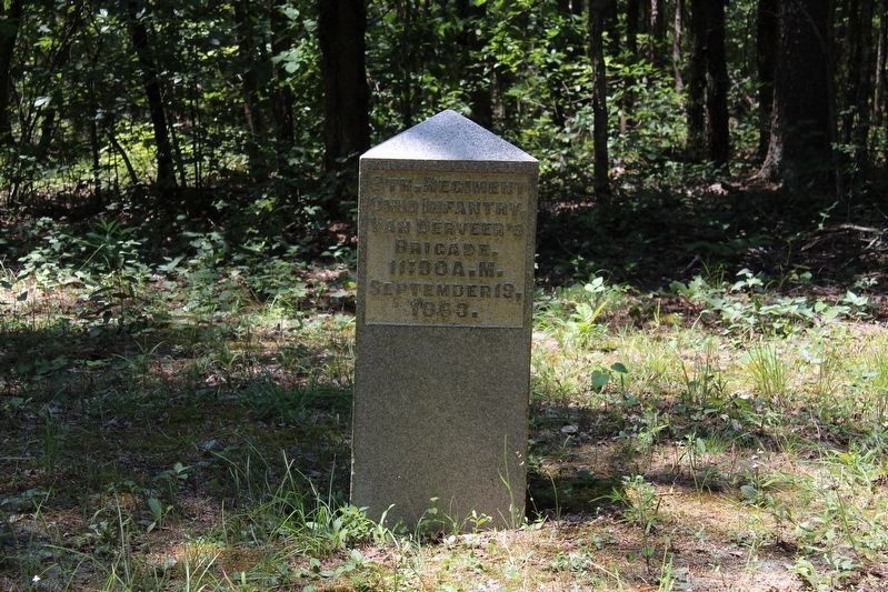 9th Ohio Infantry Marker image. Click for full size.