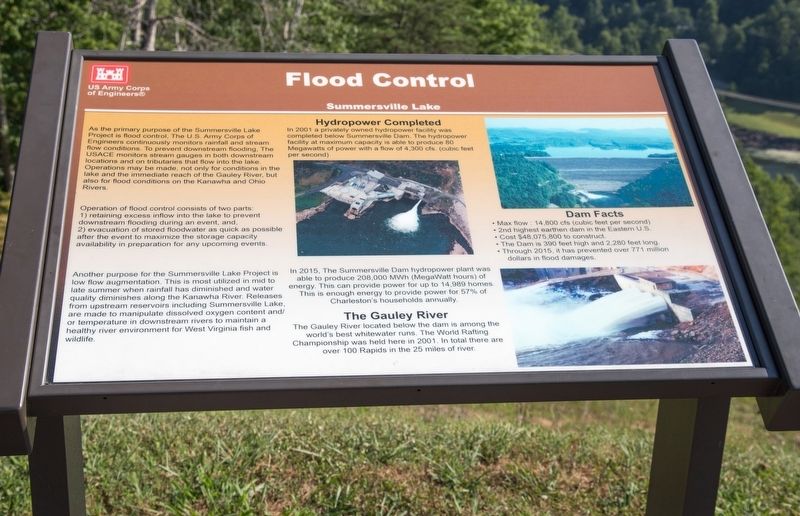 Flood Control Marker image. Click for full size.