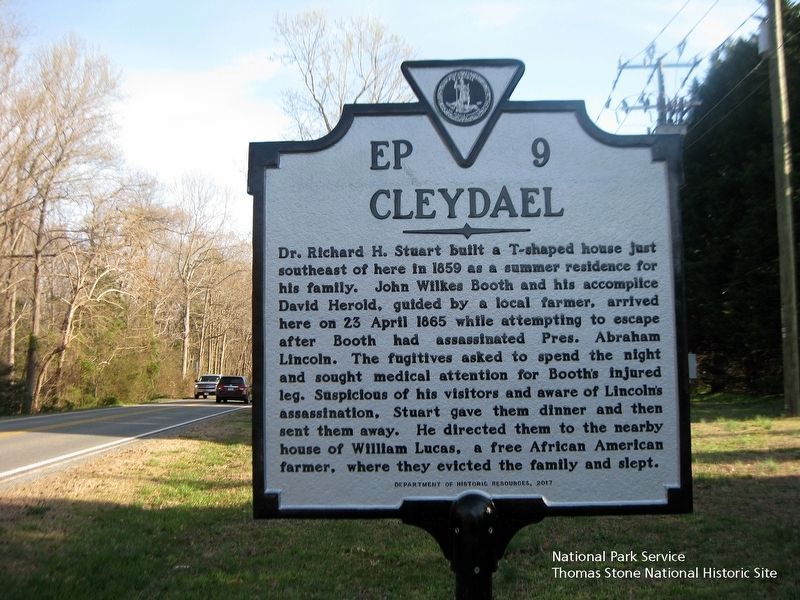 Cleydael Marker. Click for full size. Cleydael Marker image. Click for full size.