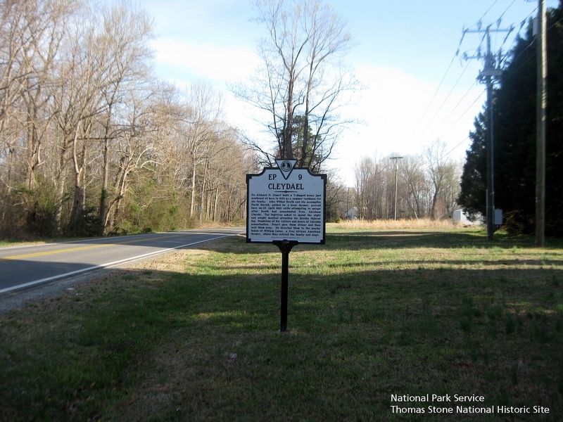 Cleydael Marker. Click for full size. Cleydael Marker image. Click for full size.