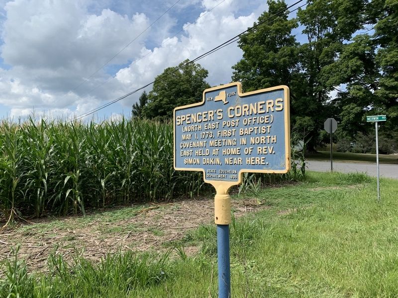 Spencer's Corners Marker image. Click for full size.