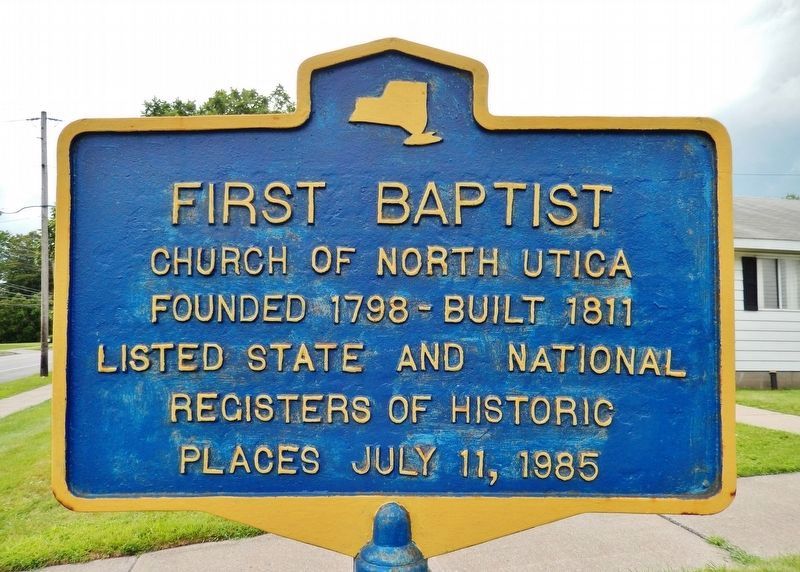 First Baptist Marker image. Click for full size.