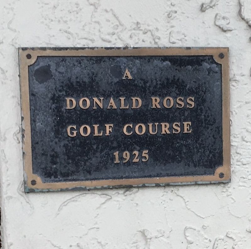 Golf Course designed by Donald Ross image. Click for full size.