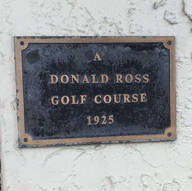 Golf Course designed by Donald Ross image. Click for full size.