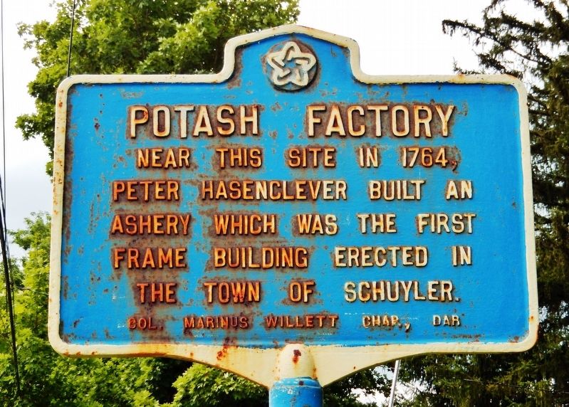 Potash Factory Marker image. Click for full size.