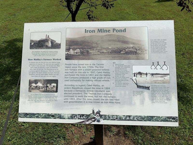 Iron Mine Pond Marker image. Click for full size.
