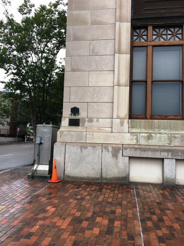Old Jacksonville Free Public Library Marker. Click for full size. Old Jacksonville Free Public Library Marker image. Click for full size.