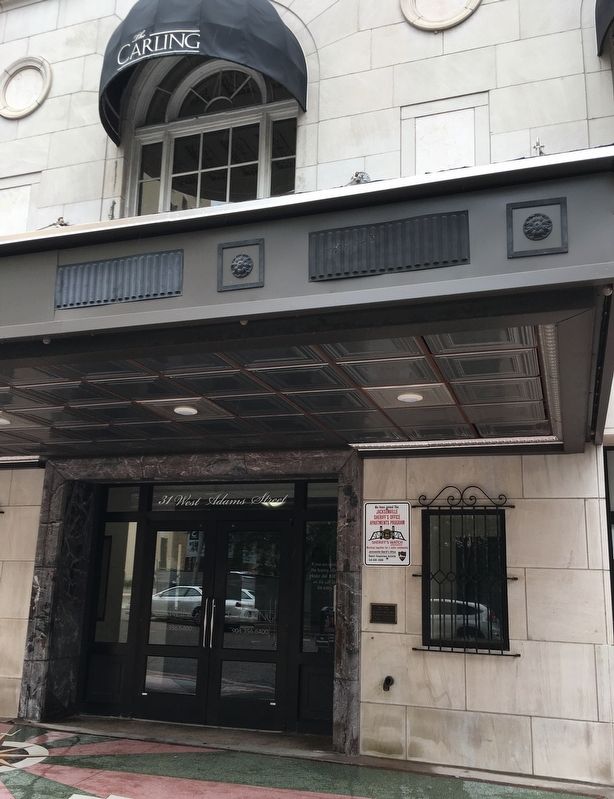 The Carling Hotel Marker image. Click for full size.