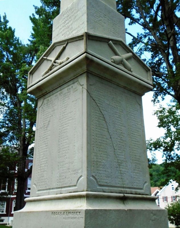 Venango County Civil War Monument Honored Dead. Click for full size. Venango County Civil War Monument Honored Dead image. Click for full size.