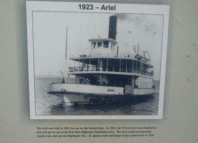 1923 - Ariel (upper right image) image. Click for full size.
