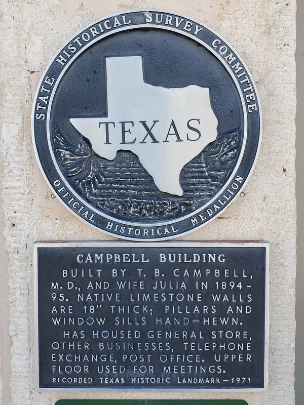 Campbell Building Marker. Click for full size. Campbell Building Marker image. Click for full size.