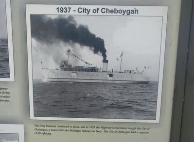 1937 - City of Cheboygan (middle right image) image. Click for full size.