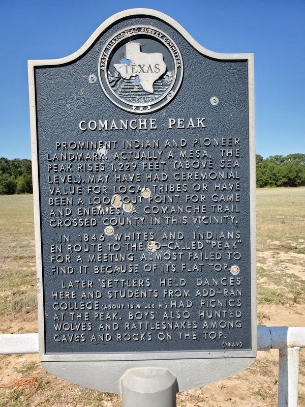 Comanche Peak Marker image. Click for full size.