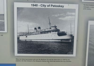 1940 - City of Petoskey (lower center image) image. Click for full size.