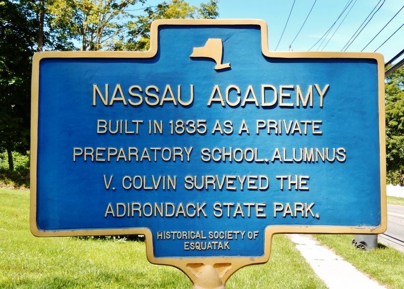 Nassau Academy Marker image. Click for full size.