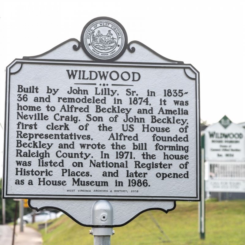 Wildwood side of marker image. Click for full size.