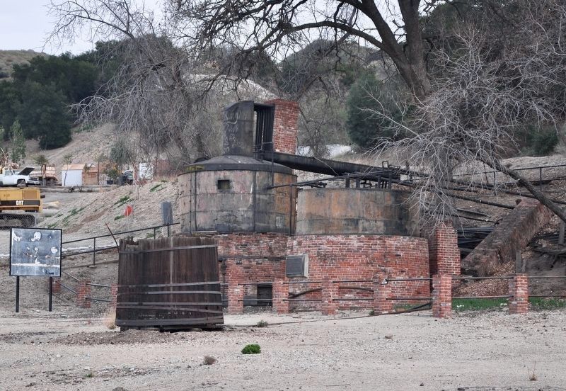 Pioneer Oil Refinery and Marker. Click for full size. Pioneer Oil Refinery and Marker image. Click for full size.