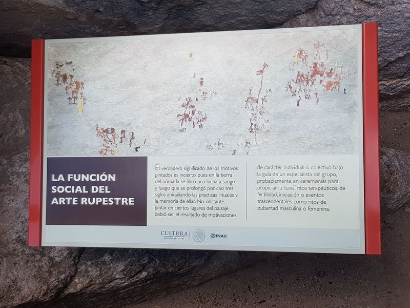 The Social Function of Rock Art Marker image. Click for full size.