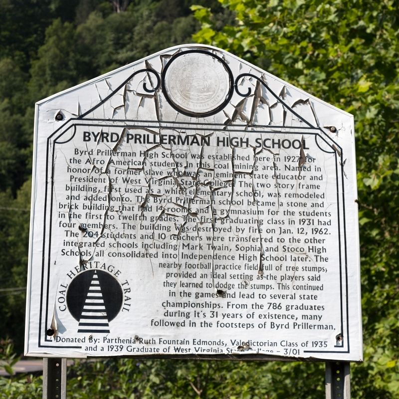 Byrd Prillerman High School Marker image. Click for full size.