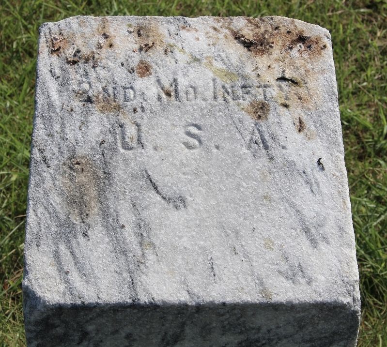 2nd Missouri Infantry Marker. Click for full size. 2nd Missouri Infantry Marker image. Click for full size.