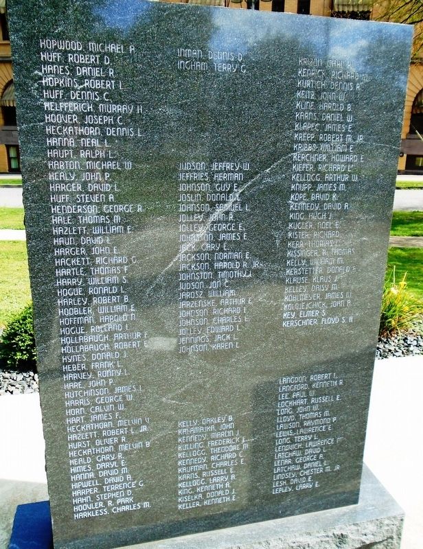 Venango County Vietnam Veterans Honor Roll Marker image. Click for full size.