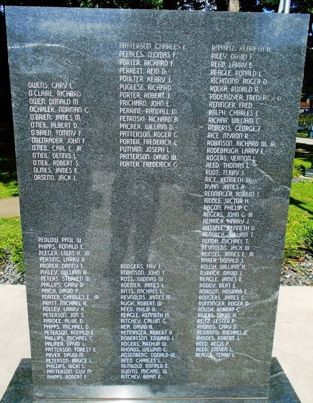 Venango County Vietnam Veterans Honor Roll Marker. Click for full size. Venango County Vietnam Veterans Honor Roll Marker image. Click for full size.