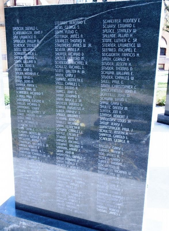 Venango County Vietnam Veterans Honor Roll Marker image. Click for full size.