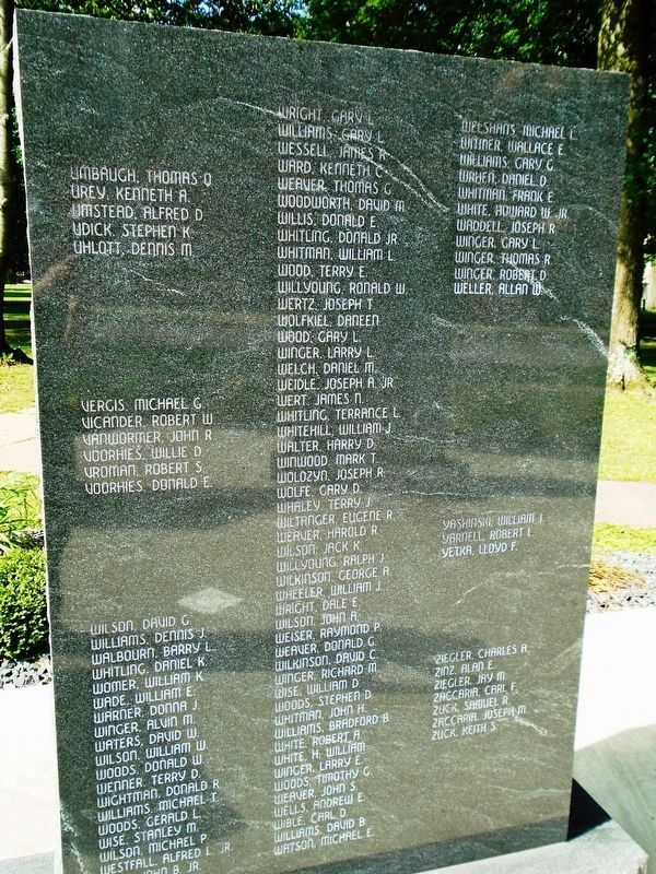 Venango County Vietnam Veterans Honor Roll Marker. Click for full size. Venango County Vietnam Veterans Honor Roll Marker image. Click for full size.