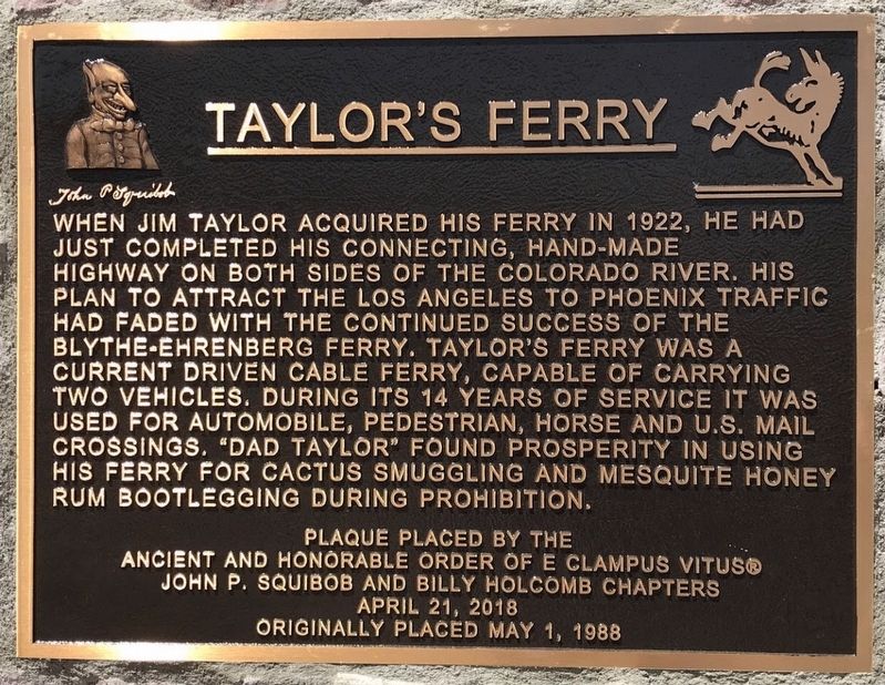 Taylor's Ferry Marker image. Click for full size.