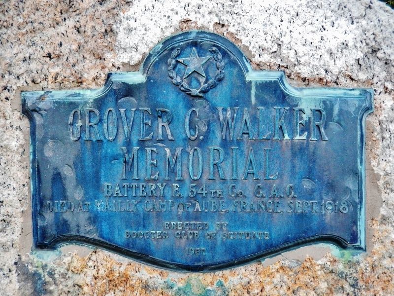 Grover C. Walker Memorial image. Click for full size.