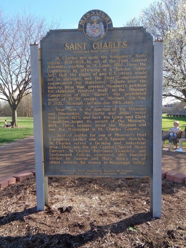Saint Charles Marker image. Click for full size.