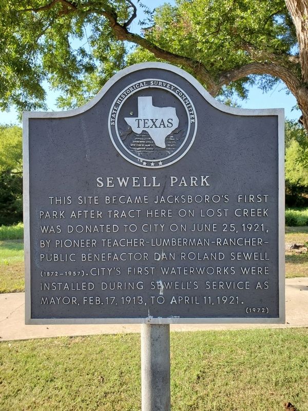 Sewell Park Marker image. Click for full size.