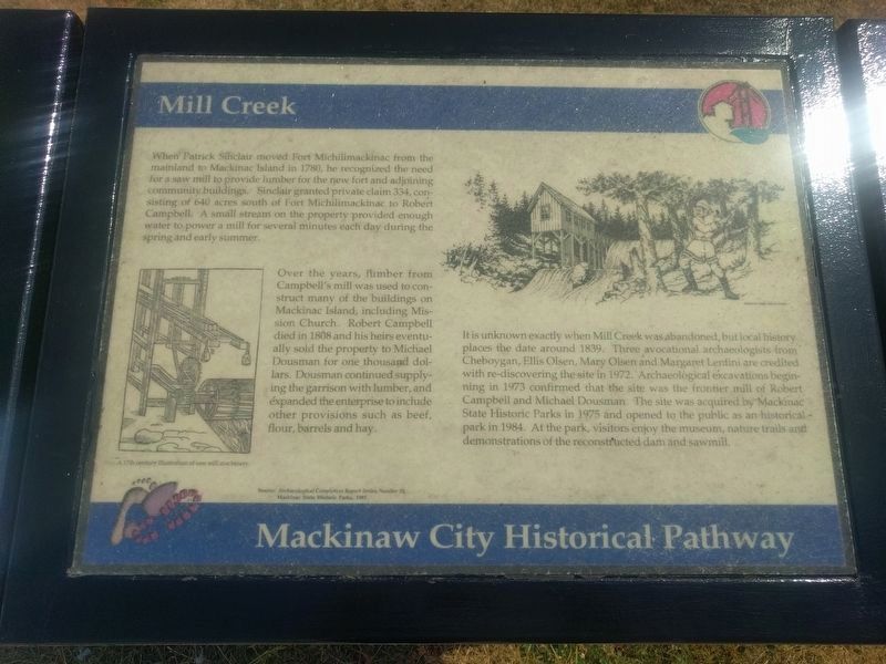 Mill Creek Marker image. Click for full size.