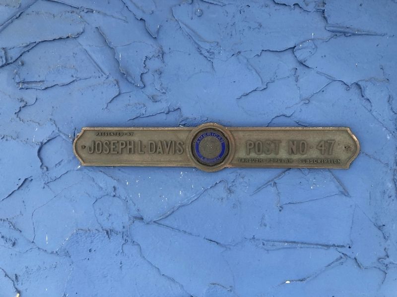 Plaque to the left of the doorway. Click for full size. Plaque to the left of the doorway image. Click for full size.