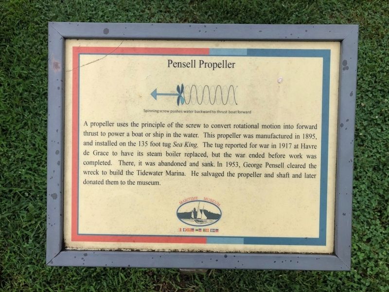 Pensell Propeller Marker. Click for full size. Pensell Propeller Marker image. Click for full size.