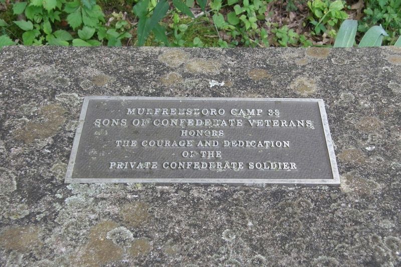 The Confederate Soldier Marker image. Click for full size.